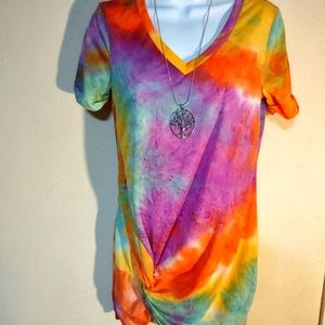 Tie dye shirt shen size s